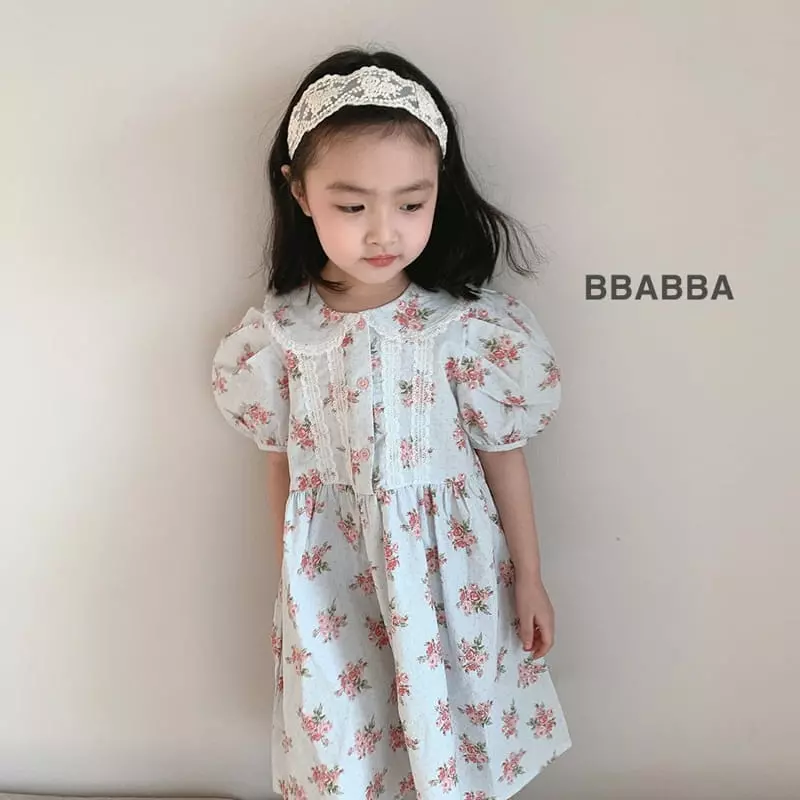 Bbabba - Korean Children Fashion - #todddlerfashion - Bouquet One-piece - 4