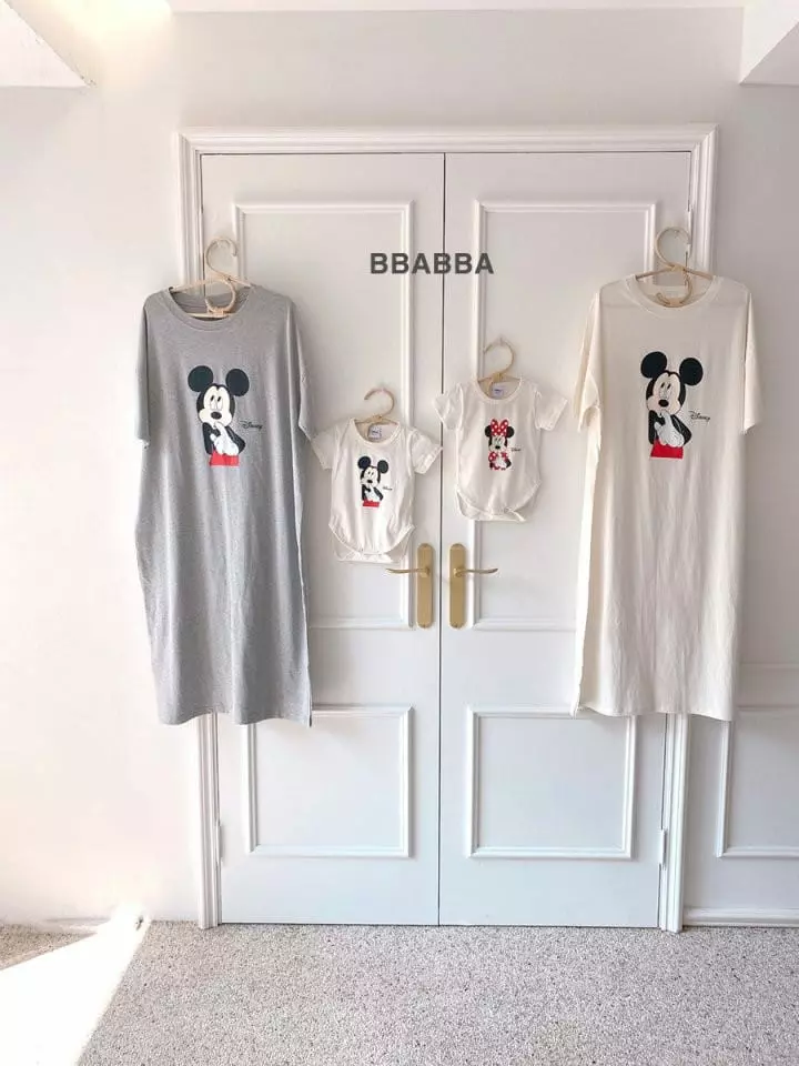 Bbabba - Korean Women Fashion - #momslook - Mom 22 Mickey One-piece - 2