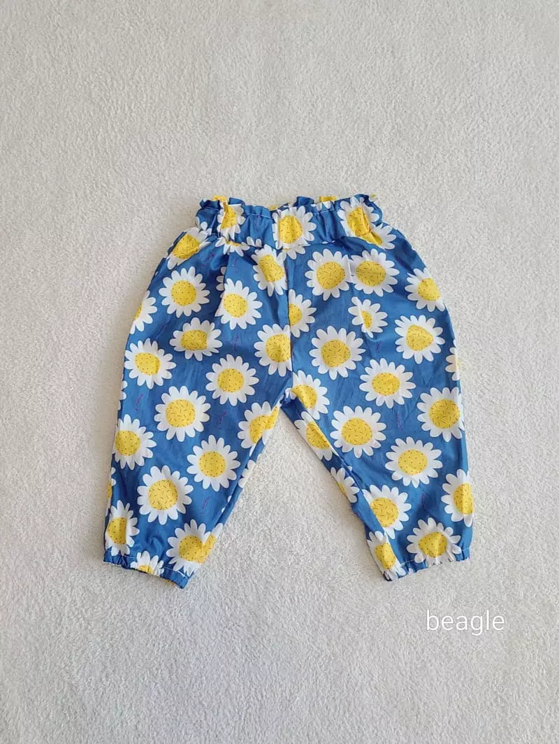 Beagle - Korean Children Fashion - #kidzfashiontrend - Everwhere Wear Flower Pants - 4