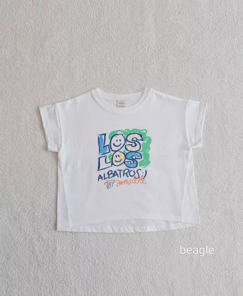 Beagle - Korean Children Fashion - #Kfashion4kids - Los Smile Paint Tee - 2