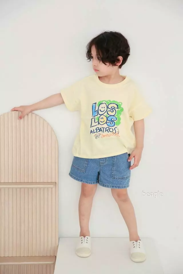 Beagle - Korean Children Fashion - #Kfashion4kids - Plans Denim Shorts - 9