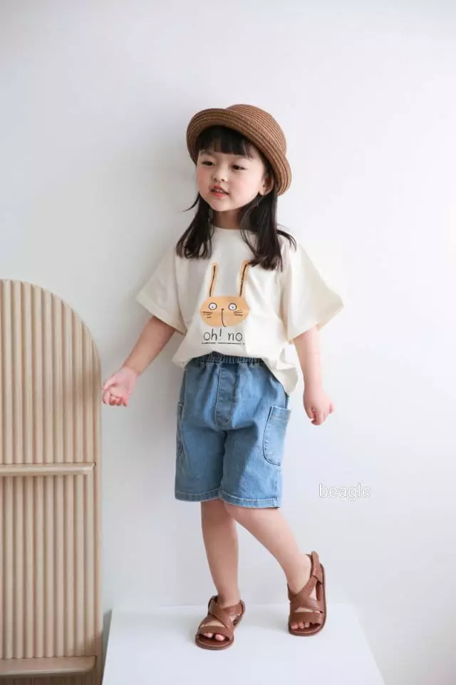 Beagle - Korean Children Fashion - #Kfashion4kids - Span Good Denim SHOrts - 7