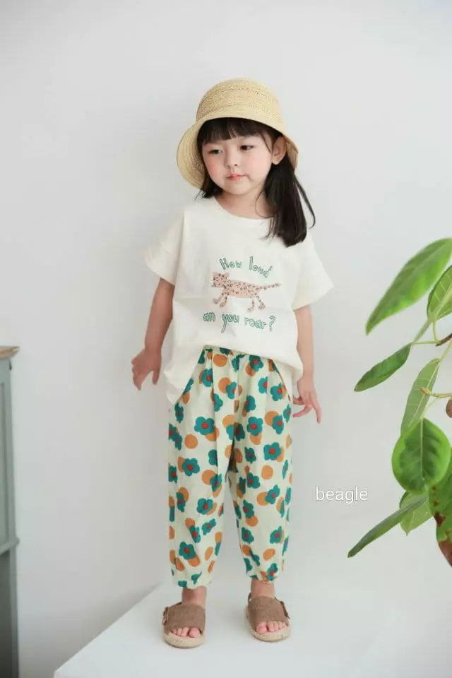 Beagle - Korean Children Fashion - #Kfashion4kids - Cheetah Tee - 6