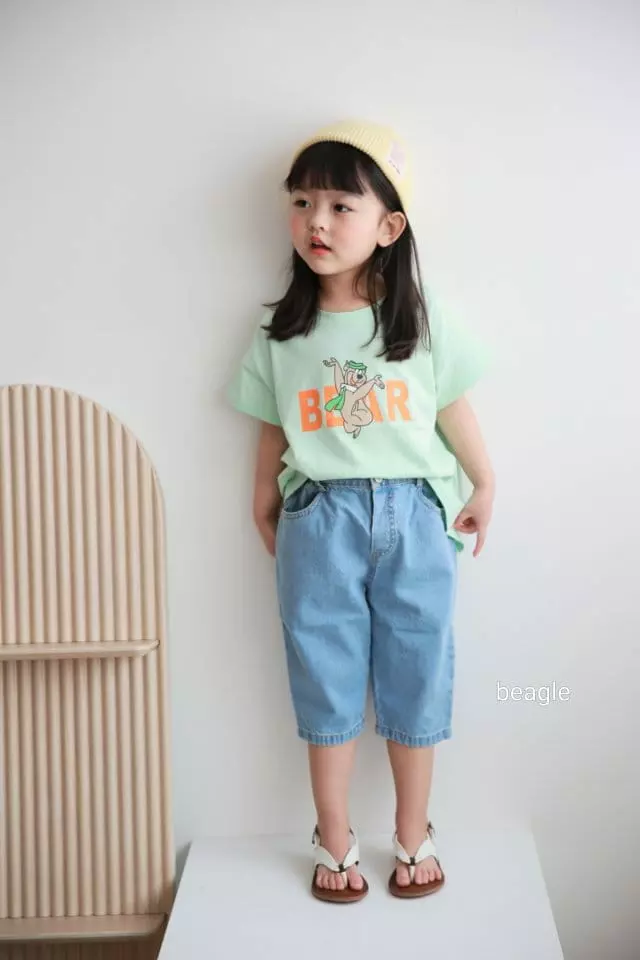 Beagle - Korean Children Fashion - #Kfashion4kids - Bear Paint Tee - 2