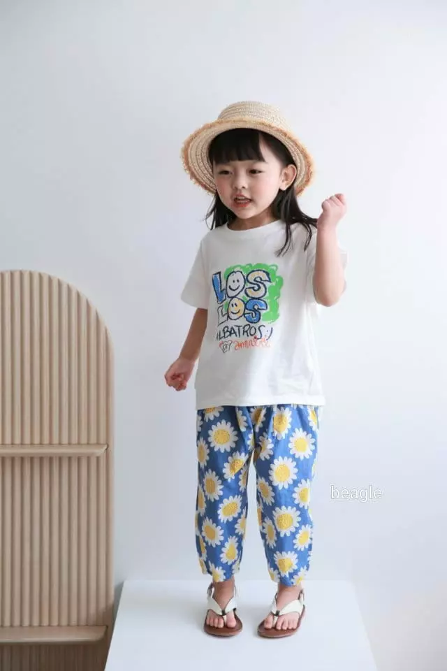 Beagle - Korean Children Fashion - #Kfashion4kids - Manung Flower Pants - 10