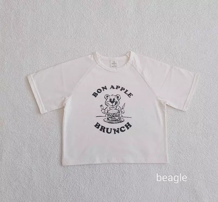 Beagle - Korean Children Fashion - #childofig - Brunch Bear Paint Tee - 3