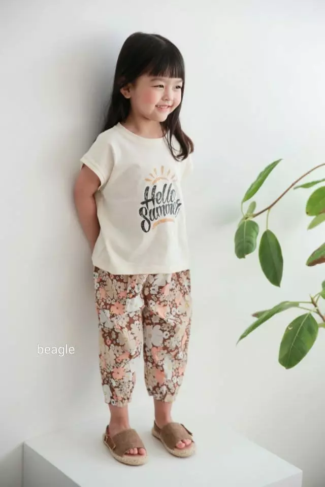 Beagle - Korean Children Fashion - #childofig - Hello Summer Paint Tee - 9