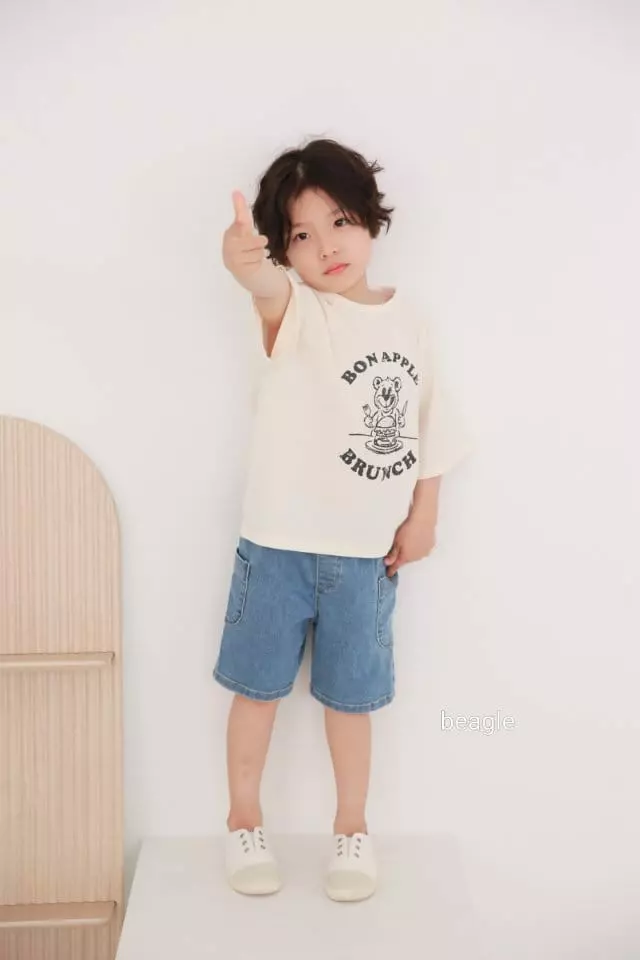 Beagle - Korean Children Fashion - #prettylittlegirls - Brunch Bear Tee - 4