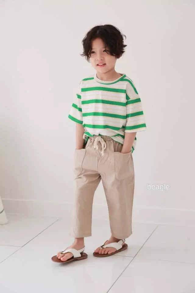 Beagle - Korean Children Fashion - #childofig - Stripe Tee - 4