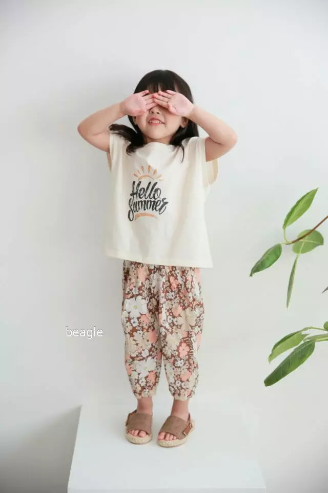 Beagle - Korean Children Fashion - #childofig - Manung Flower Pants