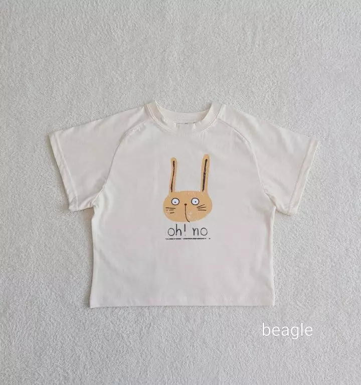 Beagle - Korean Children Fashion - #childrensboutique - Rabbit Paint Tee - 3