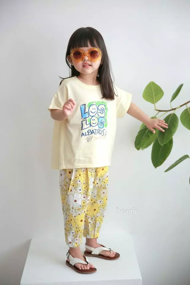 Beagle - Korean Children Fashion - #childrensboutique - Manung Flower Pants - 3