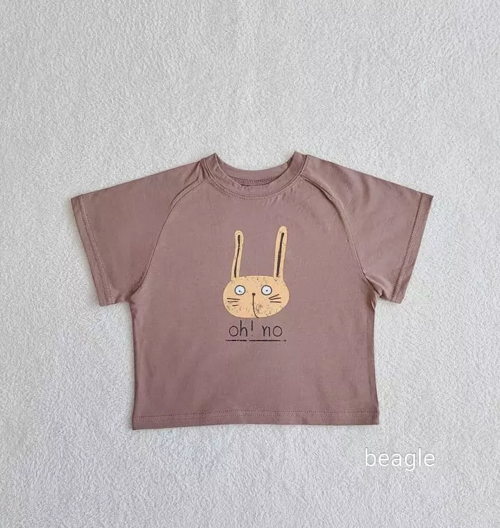 Beagle - Korean Children Fashion - #childrensboutique - Rabbit Paint Tee - 4