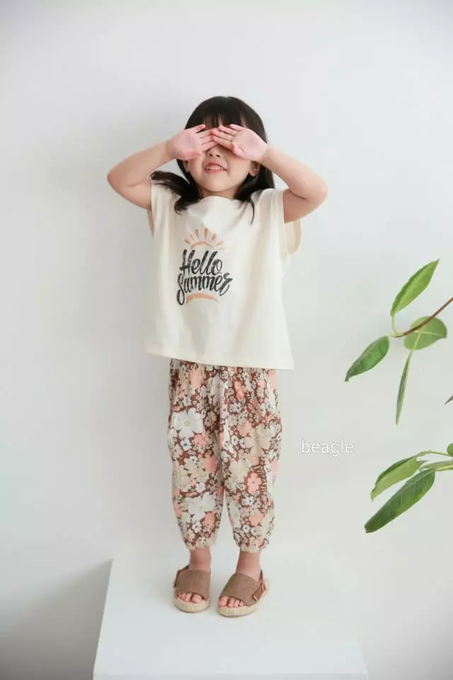 Beagle - Korean Children Fashion - #designkidswear - Hello Summer Paint Tee - 11