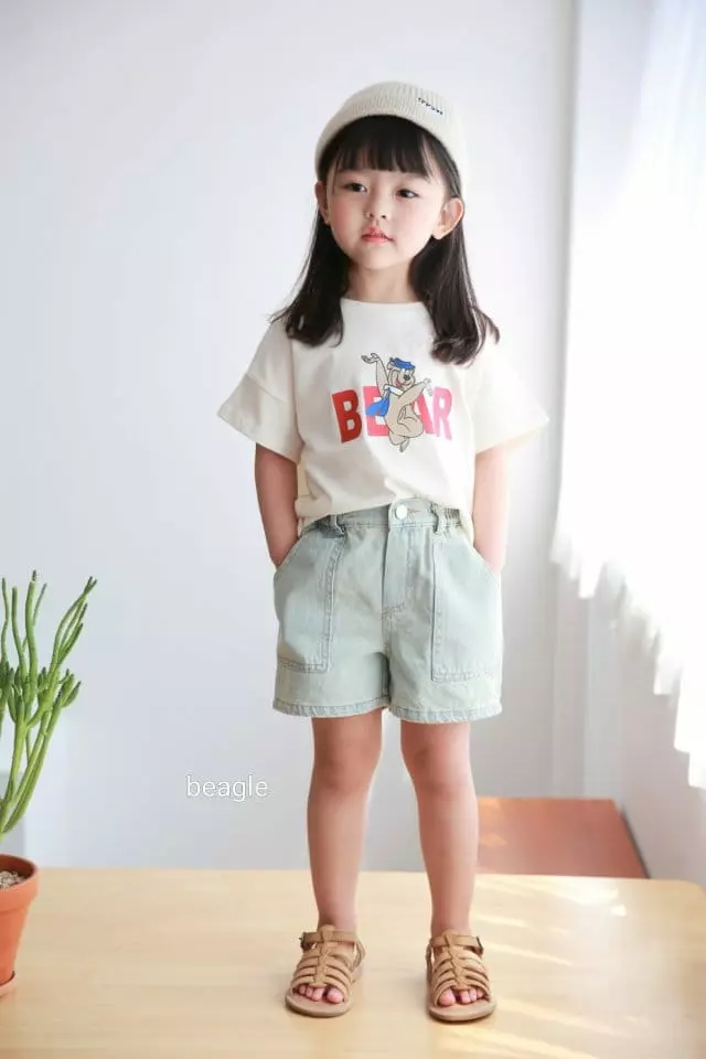 Beagle - Korean Children Fashion - #designkidswear - Bear Paint Tee - 10