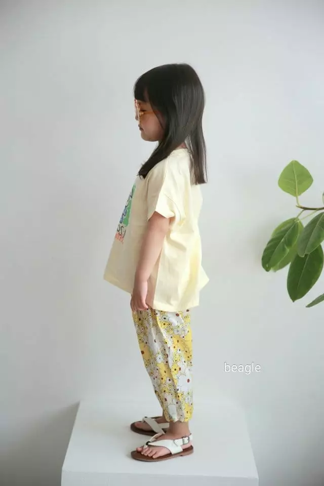 Beagle - Korean Children Fashion - #childrensboutique - Manung Flower Pants - 4