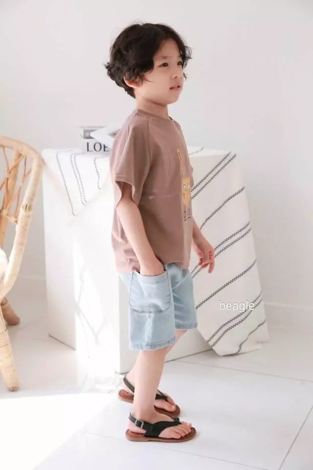 Beagle - Korean Children Fashion - #discoveringself - Span Good Denim SHOrts - 2