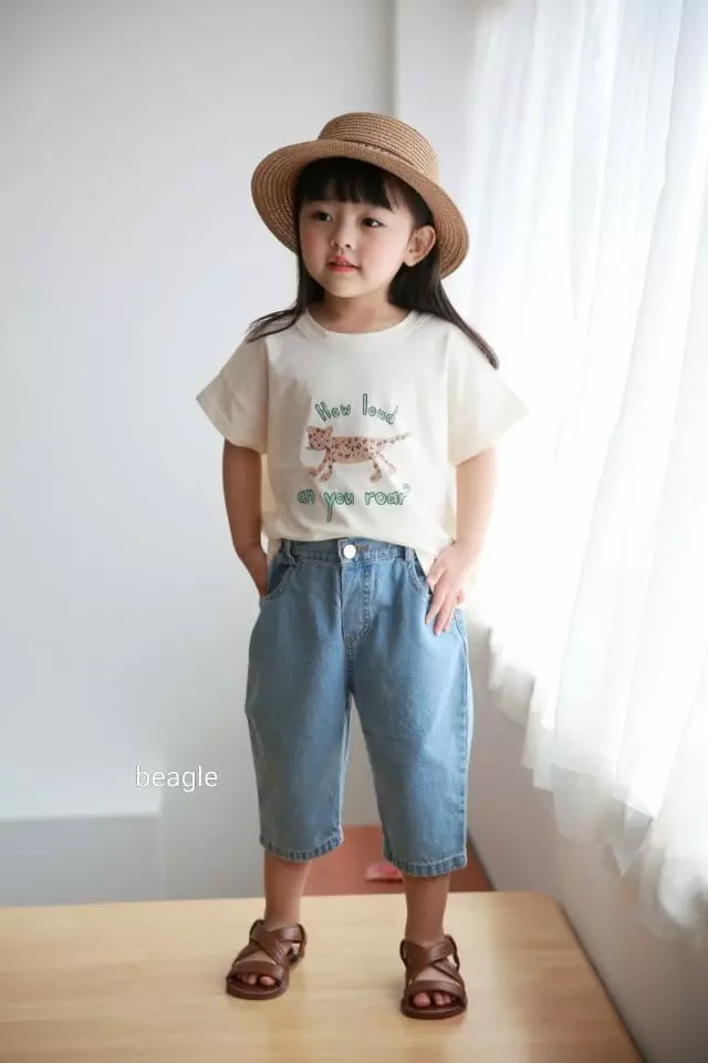 Beagle - Korean Children Fashion - #discoveringself - Cheetah Tee