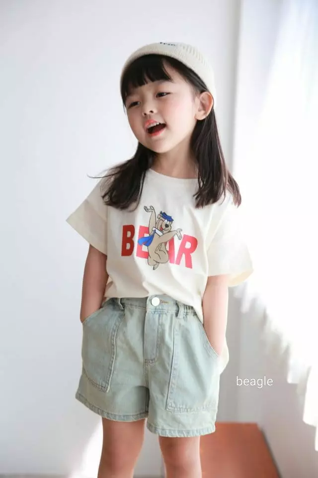 Beagle - Korean Children Fashion - #discoveringself - Bear Paint Tee - 11