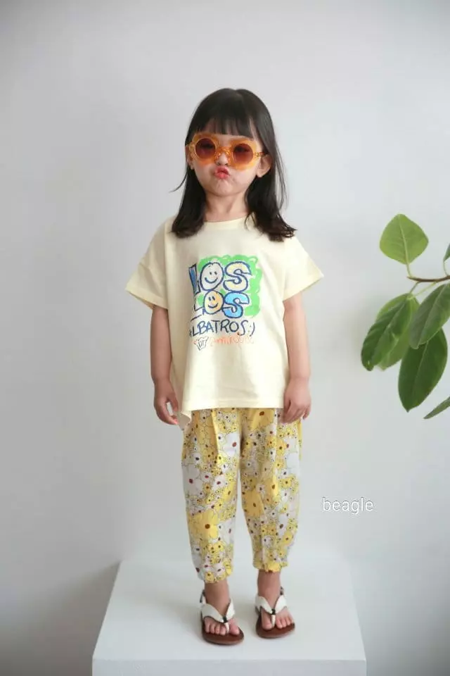 Beagle - Korean Children Fashion - #discoveringself - Manung Flower Pants - 5
