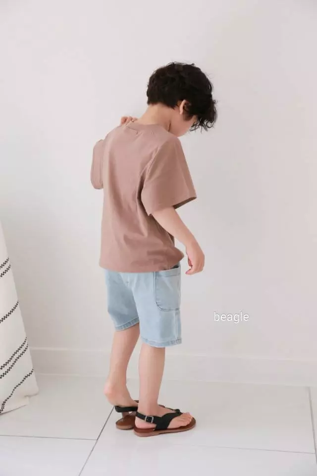 Beagle - Korean Children Fashion - #fashionkids - Span Good Denim SHOrts - 3