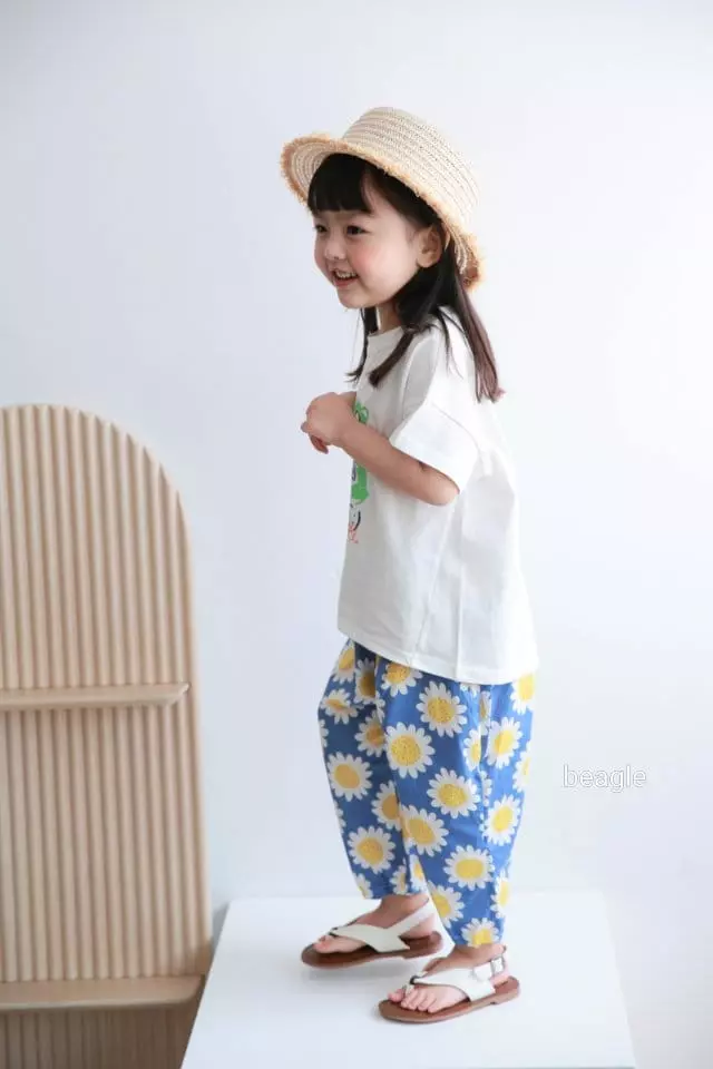 Beagle - Korean Children Fashion - #kidsshorts - Ros Smile Paint Tee - 12