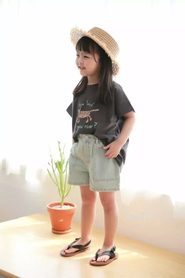 Beagle - Korean Children Fashion - #kidzfashiontrend - Plans Denim Shorts - 8