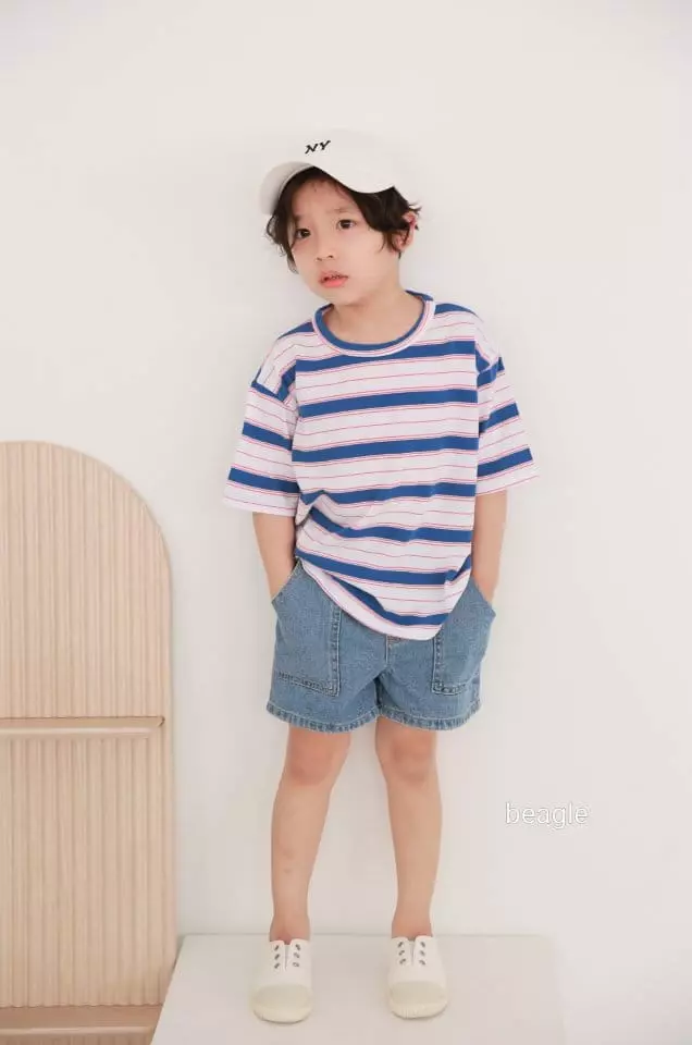 Beagle - Korean Children Fashion - #kidzfashiontrend - Stripe Tee - 11
