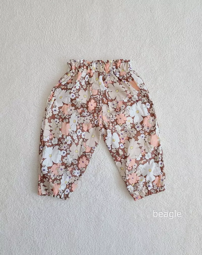 Beagle - Korean Children Fashion - #littlefashionista - Everwhere Wear Flower Pants - 5