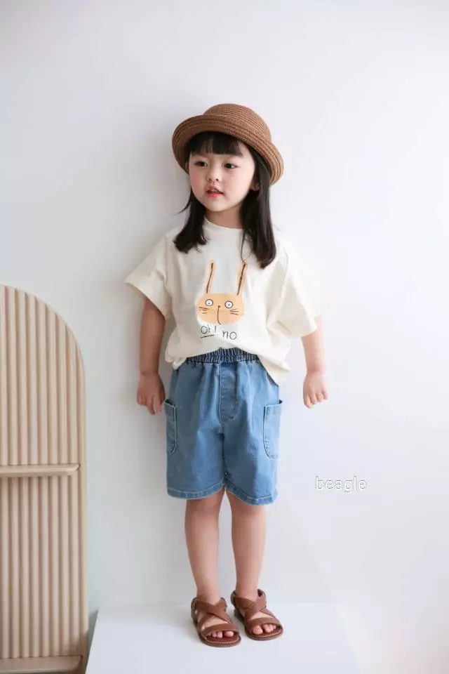 Beagle - Korean Children Fashion - #littlefashionista - Span Good Denim SHOrts - 8