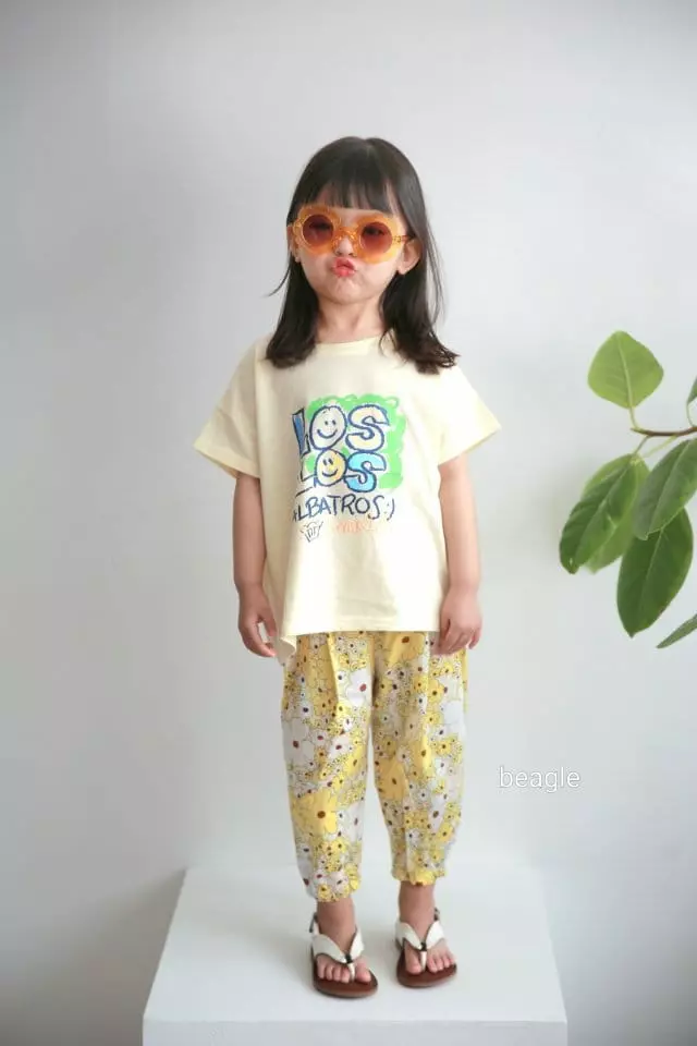 Beagle - Korean Children Fashion - #littlefashionista - Ros Smile Paint Tee - 2