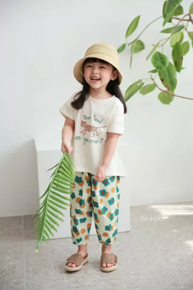 Beagle - Korean Children Fashion - #littlefashionista - Manung Flower Pants - 11