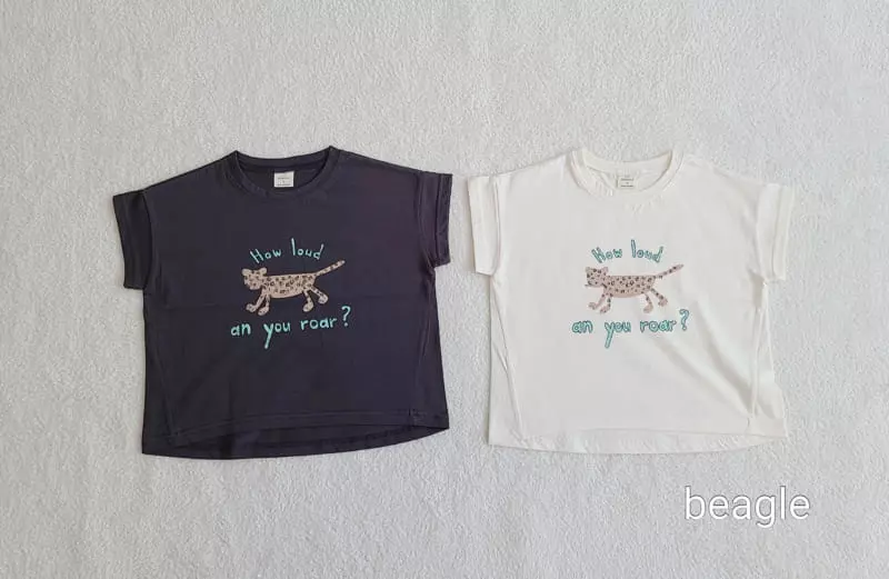 Beagle - Korean Children Fashion - #magicofchildhood - Cheetah Paint Tee - 5