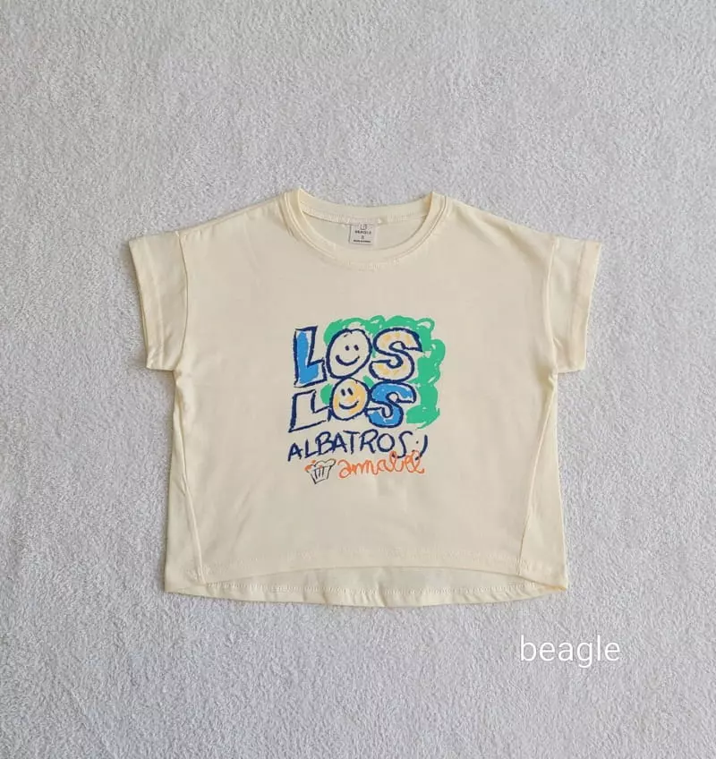 Beagle - Korean Children Fashion - #littlefashionista - Los Smile Paint Tee - 4