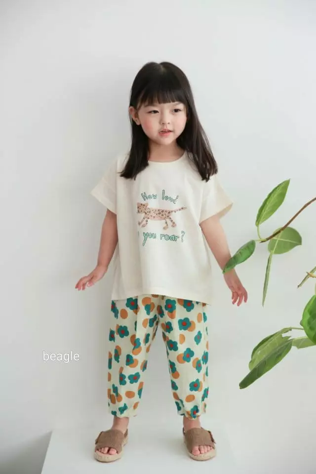 Beagle - Korean Children Fashion - #magicofchildhood - Cheetah Tee - 8