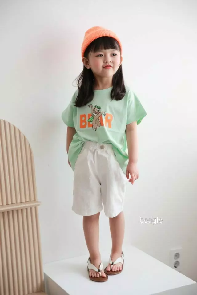 Beagle - Korean Children Fashion - #littlefashionista - Bear Paint Tee - 4
