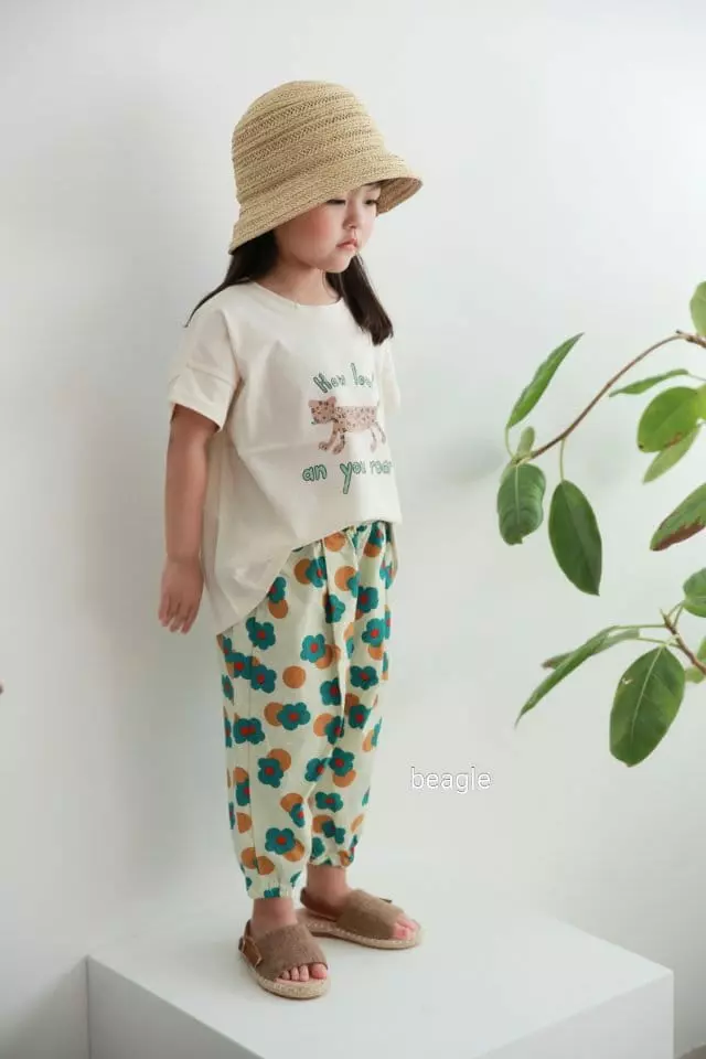 Beagle - Korean Children Fashion - #magicofchildhood - Manung Flower Pants - 12