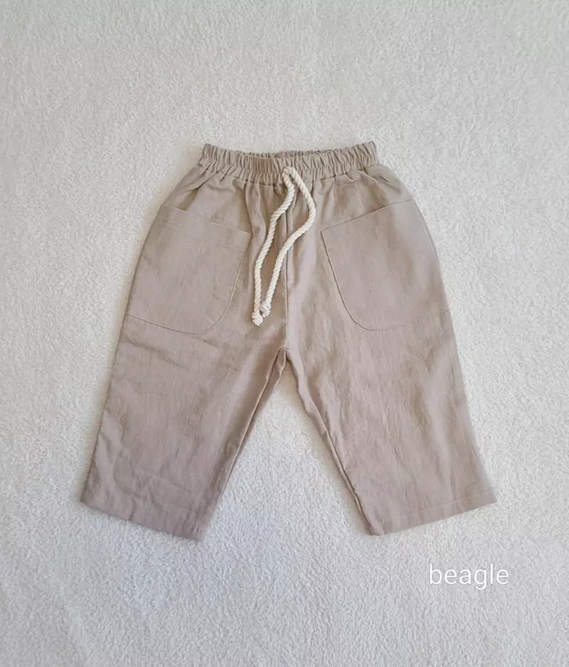 Beagle - Korean Children Fashion - #minifashionista - Need Linen Capri Pants - 2