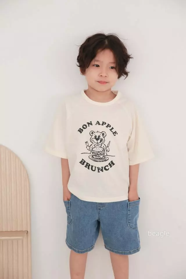 Beagle - Korean Children Fashion - #minifashionista - Brunch Bear Tee - 2