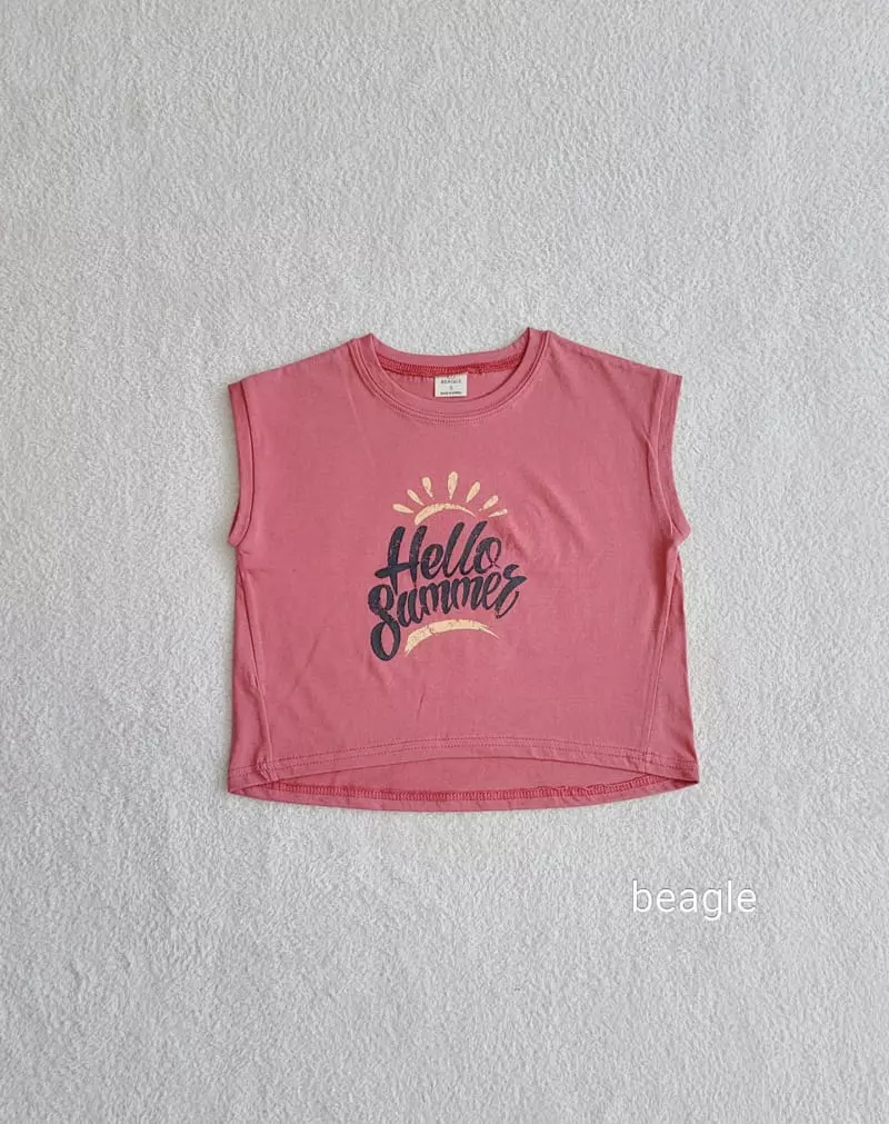 Beagle - Korean Children Fashion - #minifashionista - Hello Summer Tee - 4