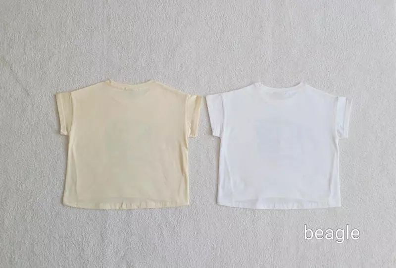 Beagle - Korean Children Fashion - #prettylittlegirls - Los Smile Paint Tee - 6