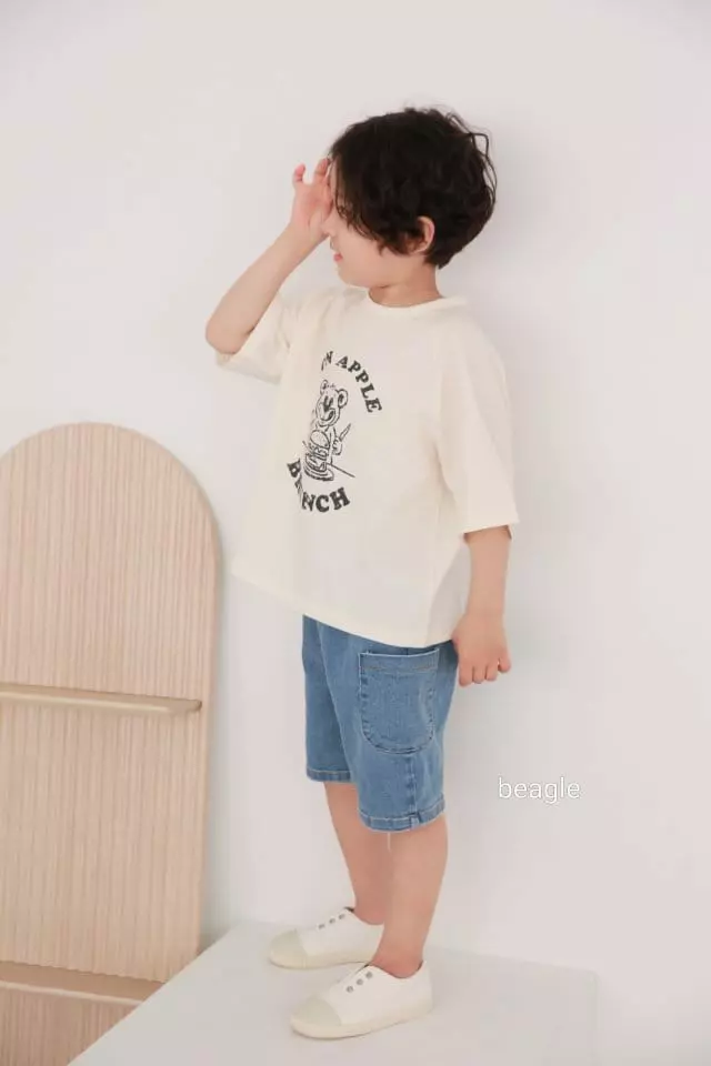 Beagle - Korean Children Fashion - #prettylittlegirls - Brunch Bear Tee - 3