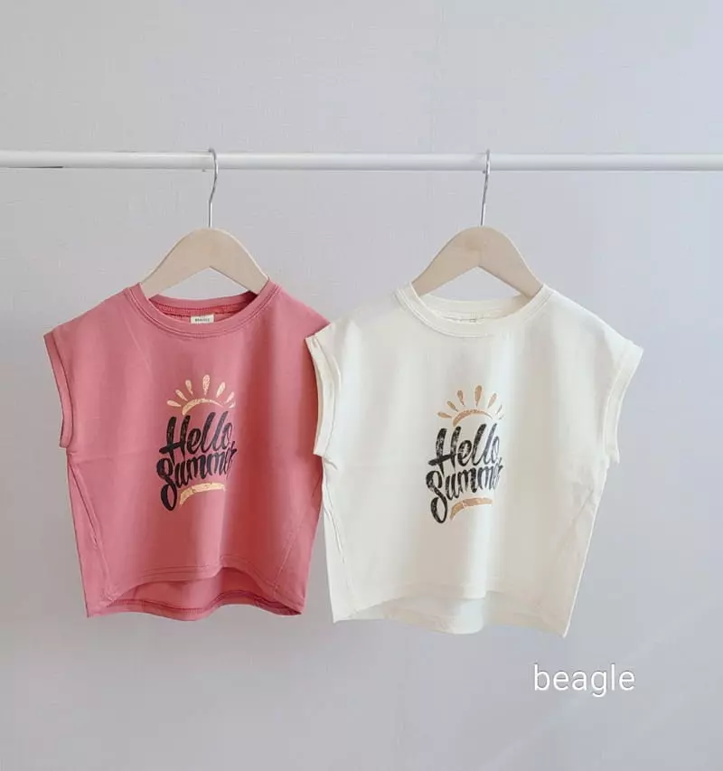 Beagle - Korean Children Fashion - #todddlerfashion - Hello Summer Tee - 5