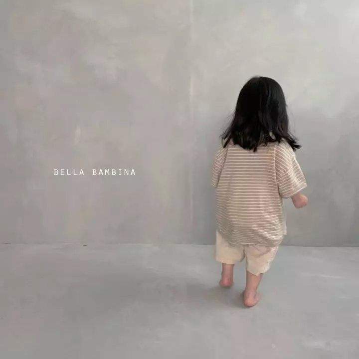 Bella Bambina - Korean Baby Fashion - #babyboutique - Bebe Banban Stripes Tee - 2