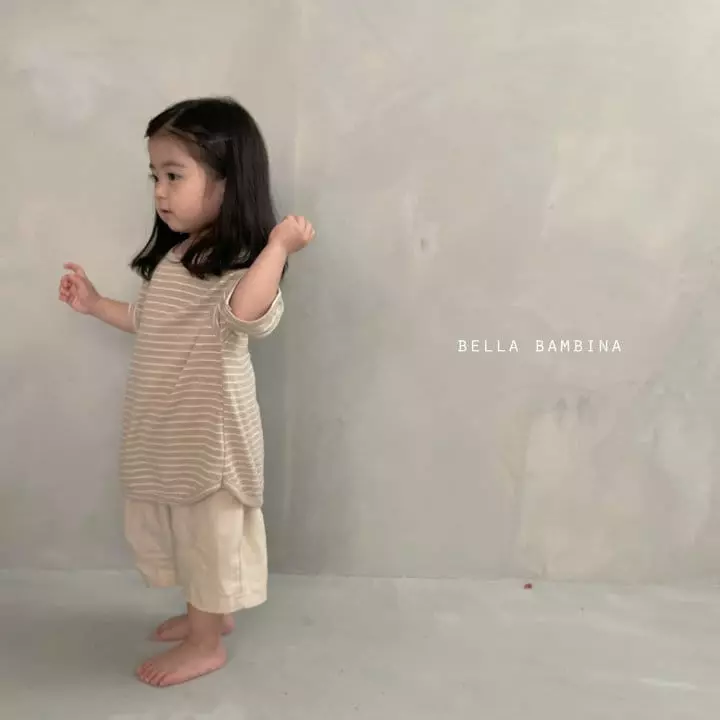Bella Bambina - Korean Baby Fashion - #babyboutique - Bebe Banban Stripes Tee - 3