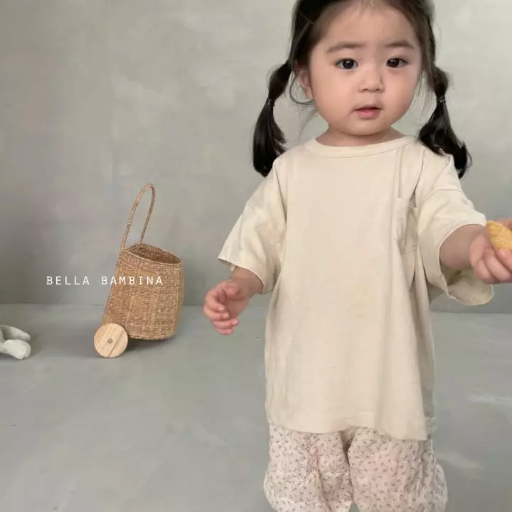 Bella Bambina - Korean Baby Fashion - #babyboutique - Bebe Mini Pocket Tee