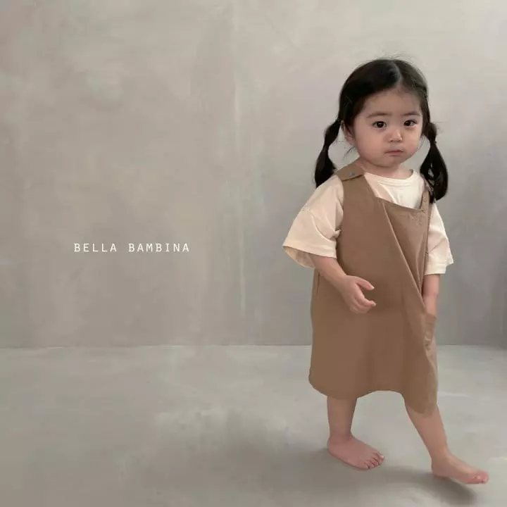 Bella Bambina - Korean Baby Fashion - #babyboutique - Bebe Mini Pocket Tee - 2