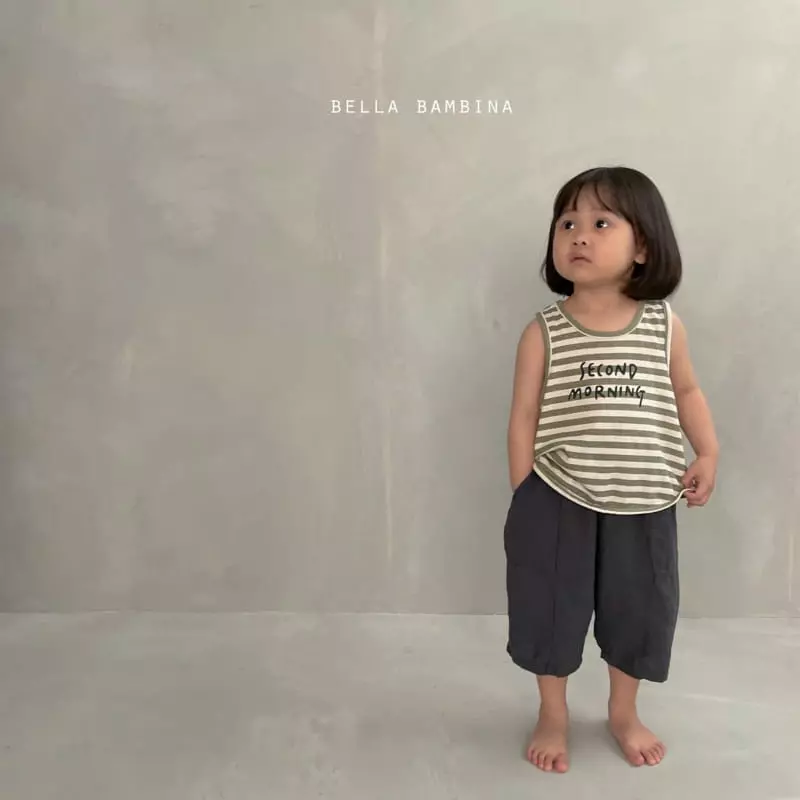 Bella Bambina - Korean Baby Fashion - #babyboutique - Morning Mango Sleeveless Tee - 7