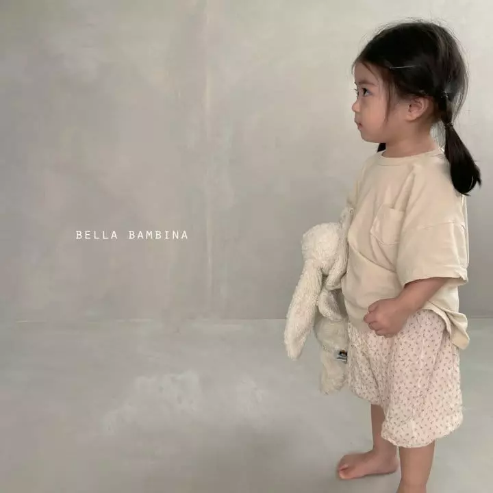 Bella Bambina - Korean Baby Fashion - #babyboutiqueclothing - Bebe Mini Pocket Tee - 4