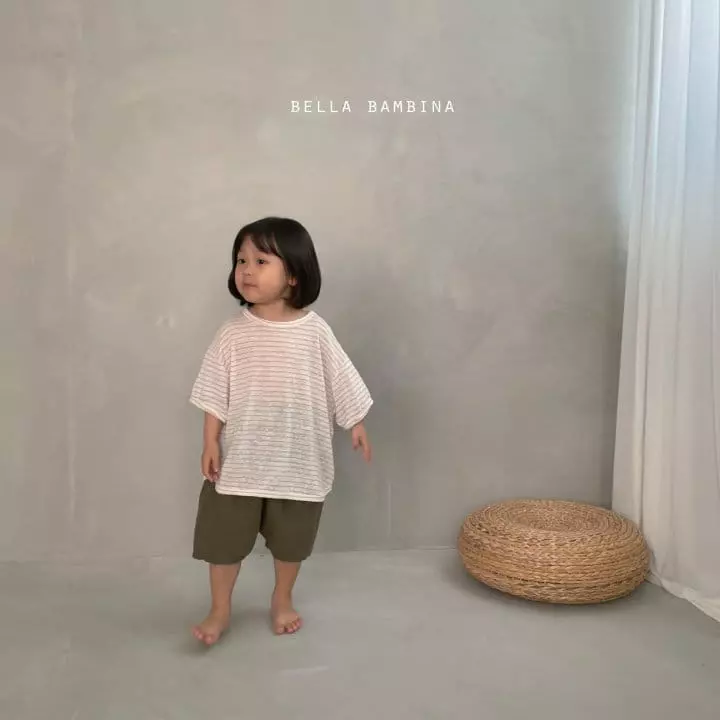 Bella Bambina - Korean Baby Fashion - #babygirlfashion - Bebe Banban Stripes Tee - 8
